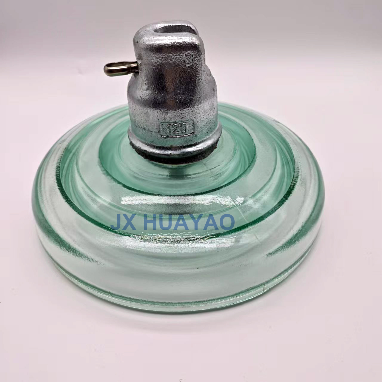 High voltage suspension 120 kN electrical glass insulator U120BP-1 glass insulators