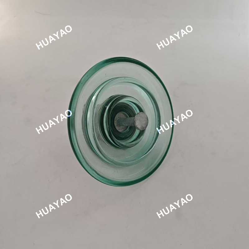 High voltage suspension 40 kN toughened glass insulator U40B glass insulators